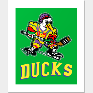 Classic Mighty Ducks Logo Posters and Art